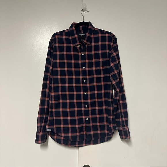 Bonobos Other - Bonobos Men’s Slim Fit Check Performance Stretch Button Down Shirt Size Large